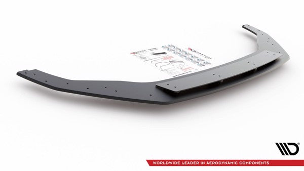 Maxton Racing Durability Front Splitter VW Golf 7 R / R-Line Facelift - Black