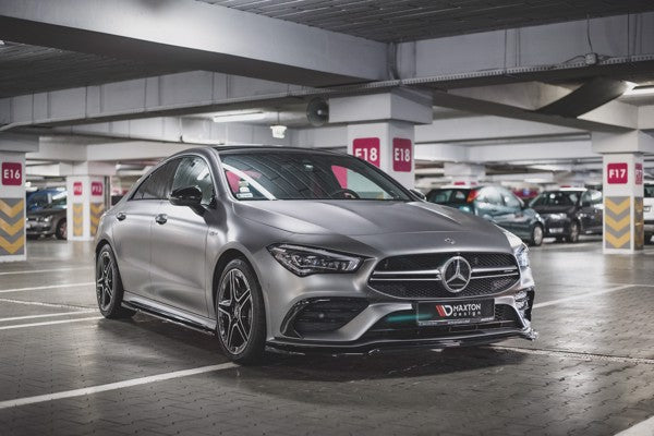 Maxton Front Splitter V.1 Mercedes-Amg Cla 35 Aero C118 - Gloss Black