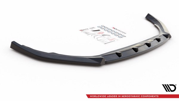 Maxton Front Splitter V.2 Volvo V90 Mk2 - Gloss Black