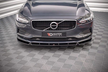 Maxton Front Splitter V.2 Volvo V90 Mk2 - Gloss Black
