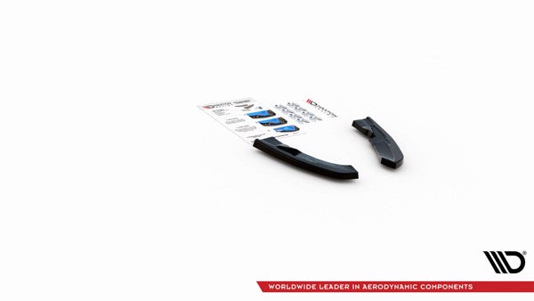 Maxton Rear Side Splitters Volkswagen Tiguan R Mk2 Facelift - Gloss Black