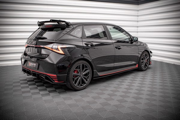 Maxton Side Skirts Diffusers Hyundai I20 N Mk3 - Gloss Black