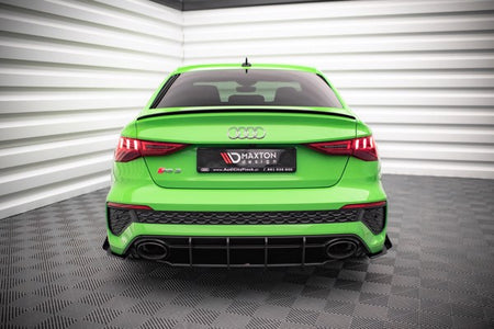 Maxton Street Pro Rear Diffuser Audi RS3 Sedan 8Y - Black