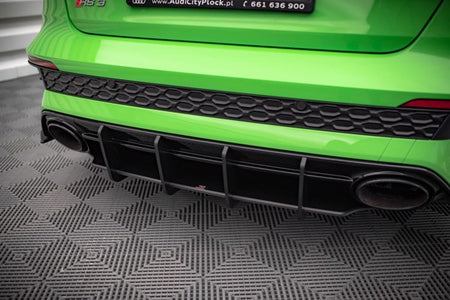 Maxton Street Pro Rear Diffuser Audi RS3 Sedan 8Y - Black