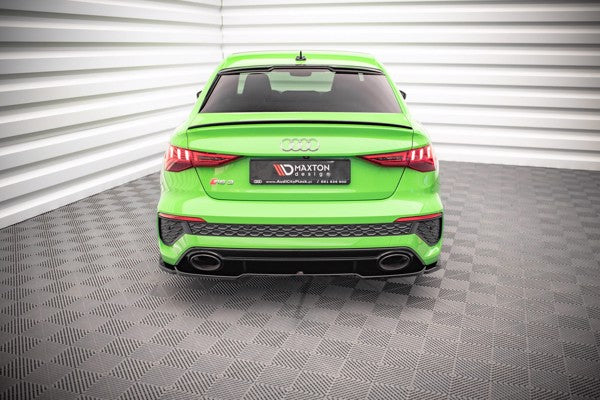 Maxton Central Rear Splitter Audi RS3 Sedan 8Y - Gloss Black