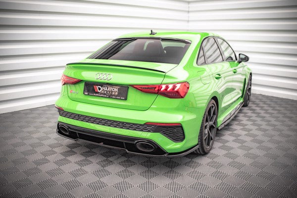Maxton Central Rear Splitter Audi RS3 Sedan 8Y - Gloss Black