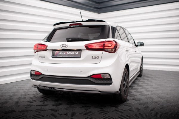 Maxton Spoiler Cap Hyundai I20 Mk2 Facelift - Gloss Black