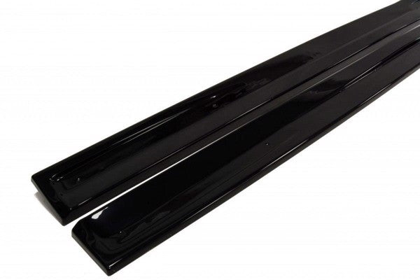 Maxton Side Skirts Diffusers Opel Astra H (For Opc / Vxr) - Gloss Black