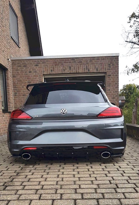 Maxton Rear Valance Volkswagen Scirocco Mk.3 R Facelift - Gloss Black