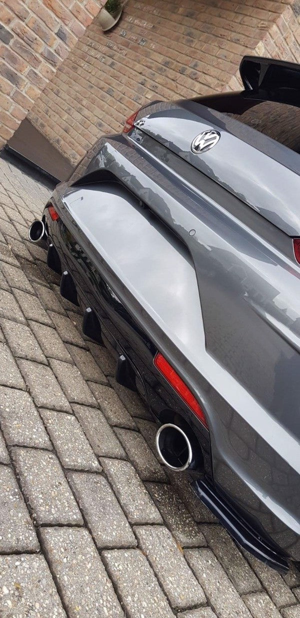 Maxton Rear Valance Volkswagen Scirocco Mk.3 R Facelift - Gloss Black