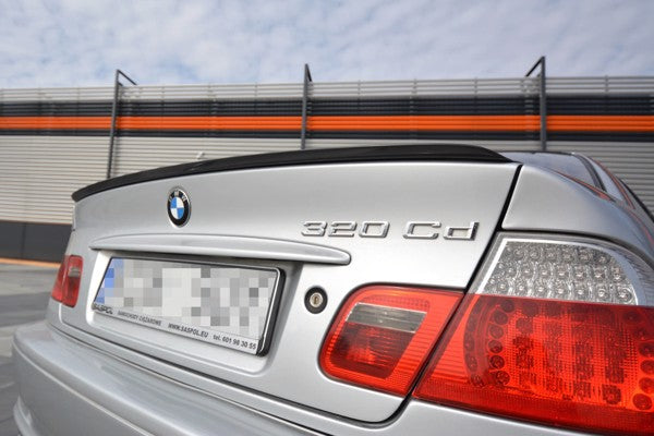 Maxton Spoiler Extension BMW 3 E46 Coupe Preface - Gloss Black