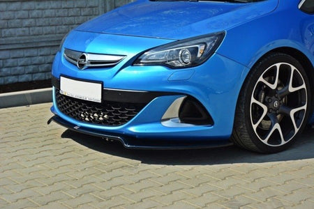 Maxton Front Splitter Opel Astra J Opc / Vxr V.2 - Gloss Black