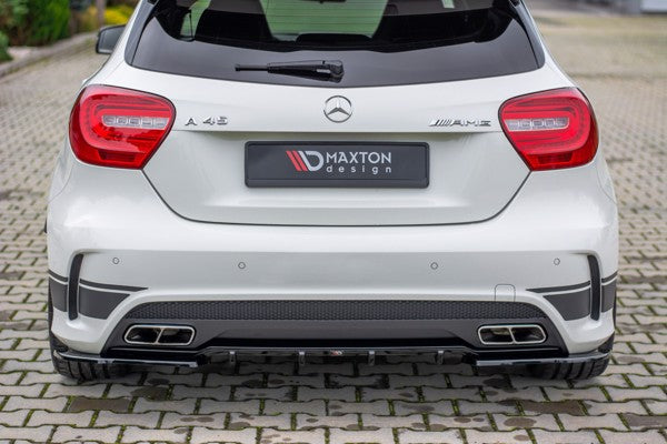 Maxton Rear Side Splitters Mercedes A45 Amg W176 - Gloss Black