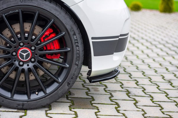Maxton Rear Side Splitters Mercedes A45 Amg W176 - Gloss Black