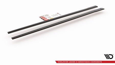 Maxton Racing Durability Side Skirts Diffusers Volkswagen Polo Gti Mk6 - Black