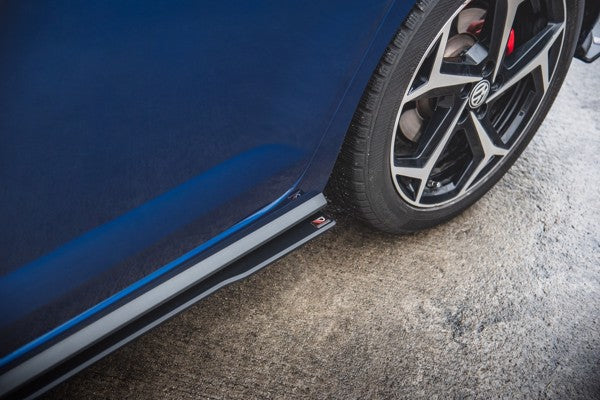 Maxton Racing Durability Side Skirts Diffusers Volkswagen Polo Gti Mk6 - Black