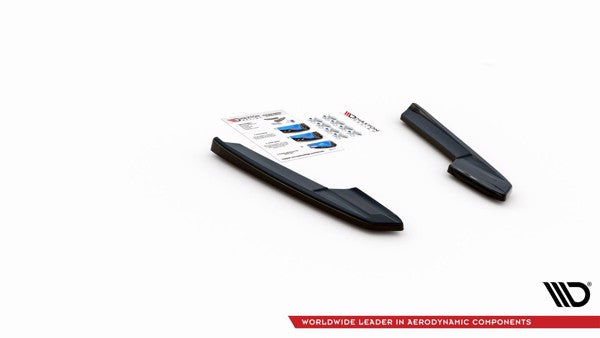 Maxton Rear Side Splitters V.2 Audi RS6 C8 / RS7 C8 - Gloss Black