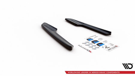 Maxton Rear Side Splitters V.2 Audi RS6 C8 / RS7 C8 - Gloss Black