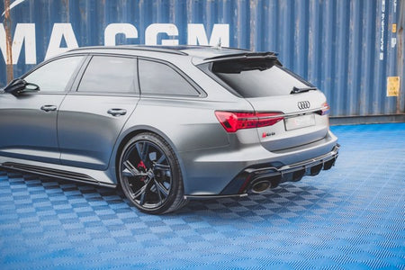Maxton Rear Side Splitters V.2 Audi RS6 C8 / RS7 C8 - Gloss Black