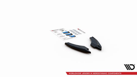 Maxton Rear Side Splitters V.2 Audi S3 Sportback 8Y - Gloss Black
