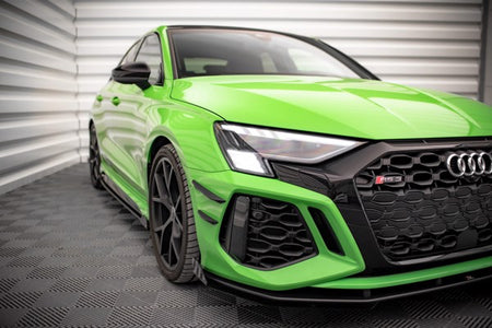 Maxton Front Bumper Wings (Canards) Audi RS3 8Y