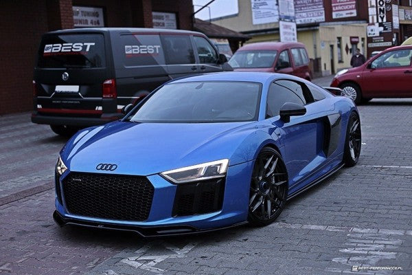 Maxton Front Splitter V.2 Audi R8 Mk.2 - Gloss Black