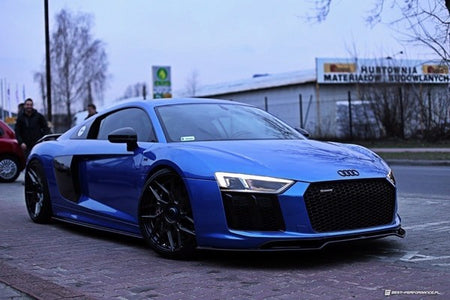 Maxton Front Splitter V.2 Audi R8 Mk.2 - Gloss Black