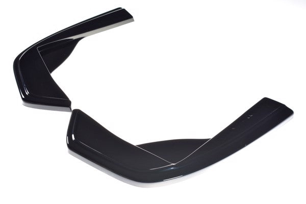 Maxton Rear Side Splitters Mercedes- Benz C43 Amg W205 - Gloss Black