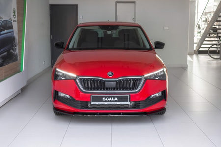 Maxton Front Splitter V.1 Skoda Scala - Gloss Black