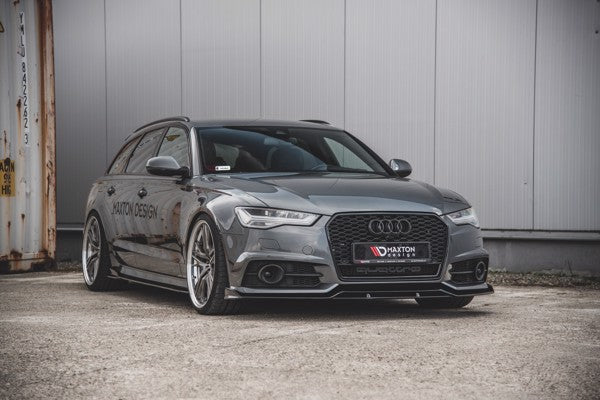 Maxton Front Splitter Audi S6 / A6 S-Line C7 Fl 