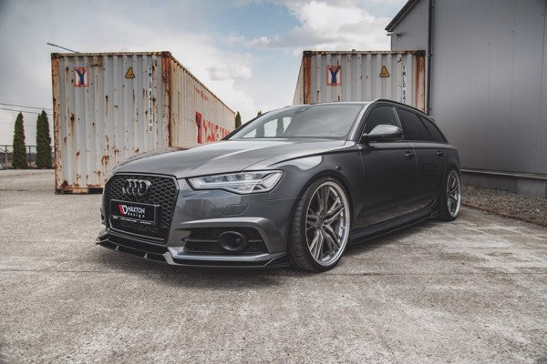 Maxton Front Splitter Audi S6 / A6 S-Line C7 Fl 