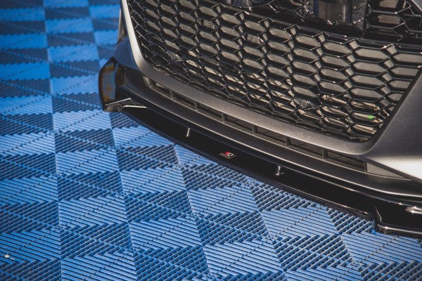 Maxton Front Splitter V.1 Audi RS6 C8 / RS7 C8 - Gloss Black