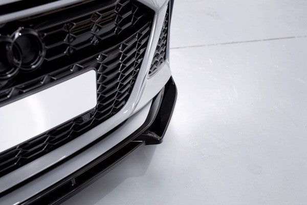 Maxton Front Splitter V.1 Audi RS6 C8 / RS7 C8 - Gloss Black