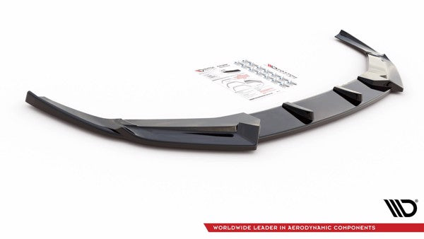 Maxton Front Splitter V.1 Audi RS6 C8 / RS7 C8 - Gloss Black