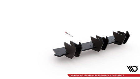 Maxton Racing Durability Rear Diffuser V.2 Volkswagen Golf 8 Gti  - Black