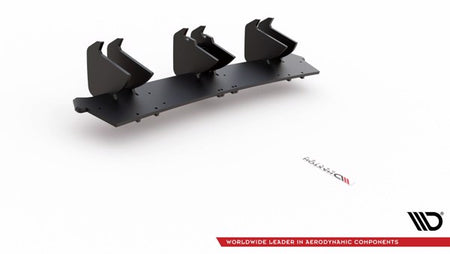 Maxton Racing Durability Rear Diffuser V.2 Volkswagen Golf 8 Gti  - Black