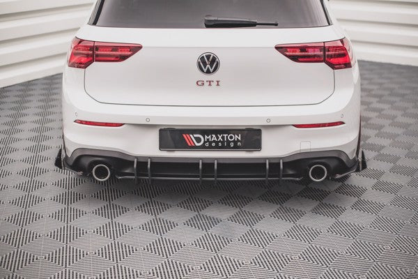 Maxton Racing Durability Rear Diffuser V.2 Volkswagen Golf 8 Gti  - Black