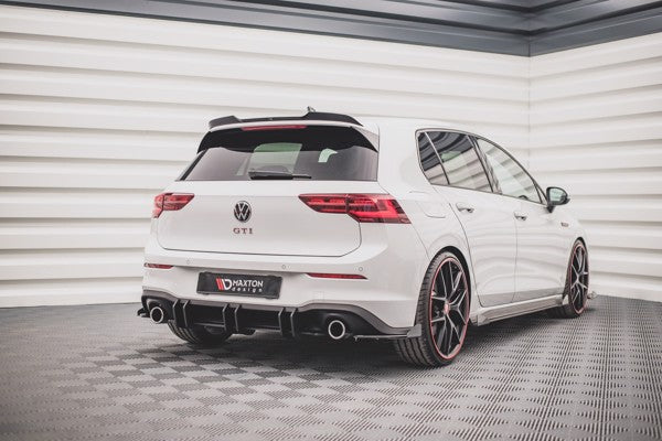 Maxton Racing Durability Rear Diffuser V.2 Volkswagen Golf 8 Gti  - Black