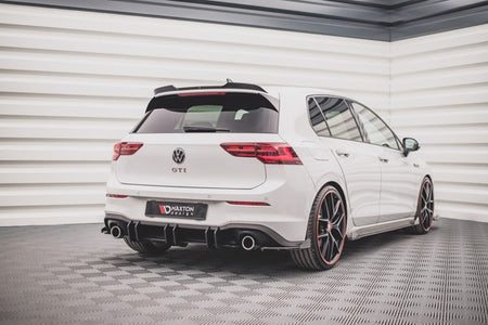 Maxton Racing Durability Rear Diffuser V.2 Volkswagen Golf 8 Gti  - Black