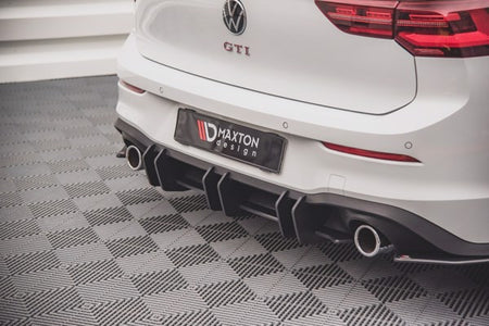 Maxton Racing Durability Rear Diffuser V.2 Volkswagen Golf 8 Gti  - Black