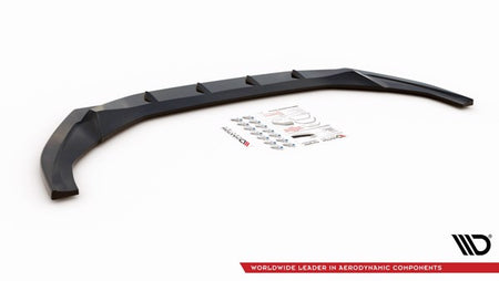 Maxton Front Splitter V.1 Audi S5 / A5 S-Line F5 Facelift - Gloss Black