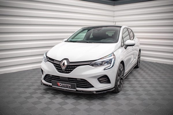 Maxton Front Splitter V.2 Renault Clio Mk5 - Gloss Black