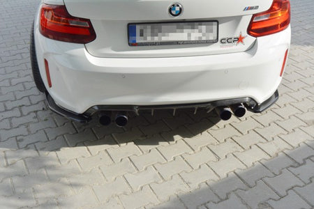 Maxton Rear Side Splitters BMW M2 (F87) Coupé - Gloss Black