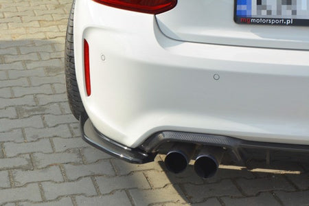 Maxton Rear Side Splitters BMW M2 (F87) Coupé - Gloss Black
