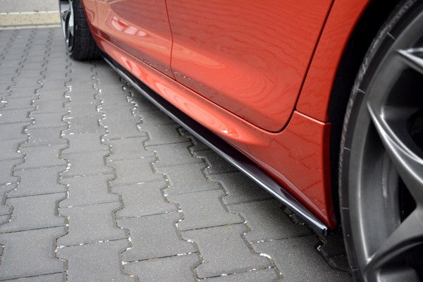 Maxton Side Skirts Diffusers BMW M6 Gran Coupé - Gloss Black