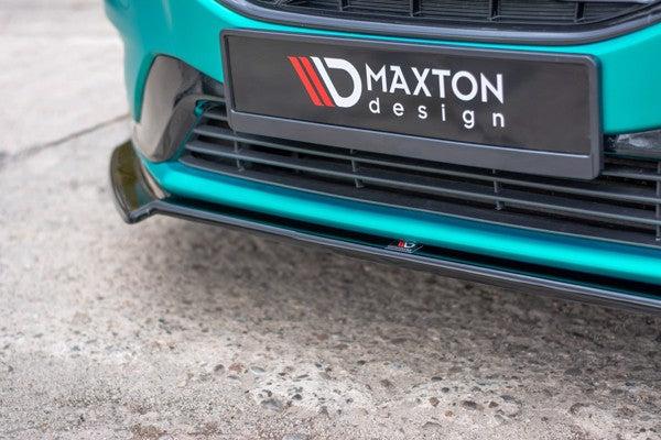 Maxton Front Splitter Volvo V40 R-Design - Gloss Black