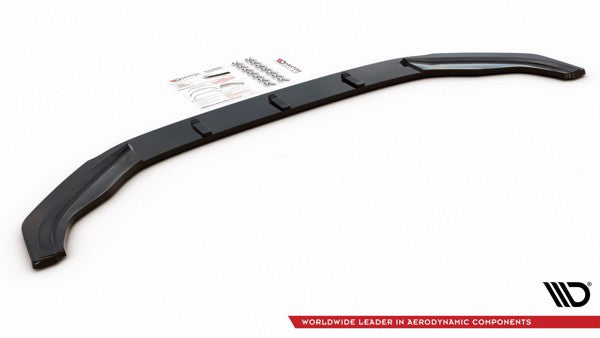Maxton Front Splitter V.1 VW Golf 7 Gti  - Gloss Black