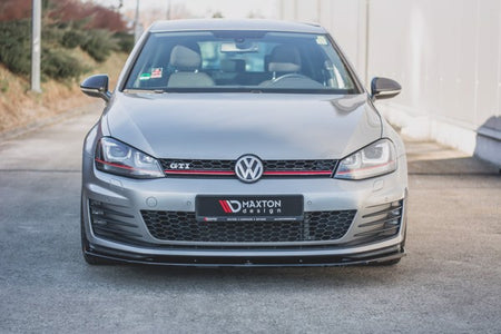 Maxton Front Splitter V.1 VW Golf 7 Gti  - Gloss Black