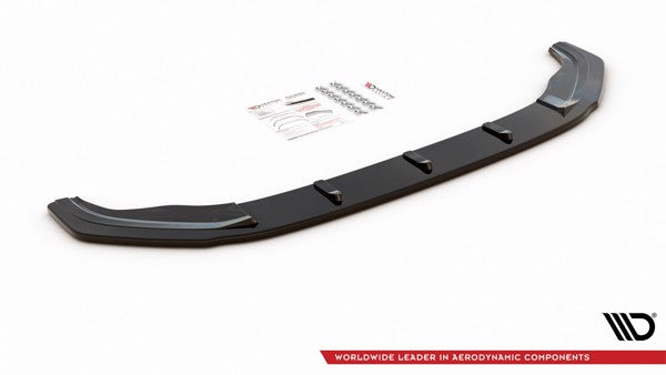Maxton Front Splitter V.1 VW Golf 7 Gti  - Gloss Black