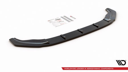Maxton Front Splitter V.1 VW Golf 7 Gti  - Gloss Black